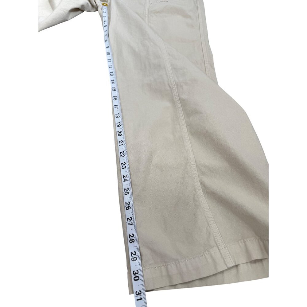 Talentless Womens Size XL Paneled Pant Relaxed Pull-On Drawstring Waist Beige - Picture 5 of 6